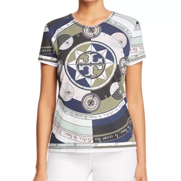 Tory Burch Tops - NWOT Tory Burch Louis Printed Tee